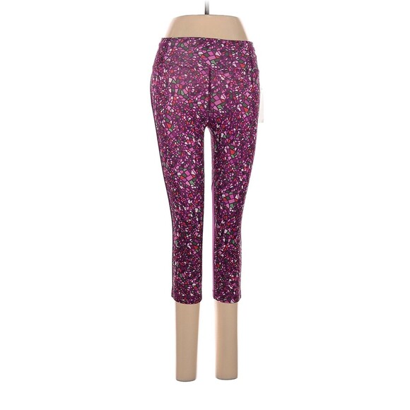 LULULEMON ATHLETICA Paradise Camo Regal Plum Real Quick Crop Leggings - US 2 - Picture 1 of 8